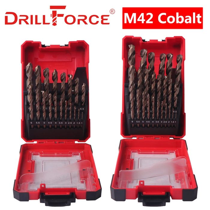 M43 Cobalt Professional Spiral Drill Bit Set
