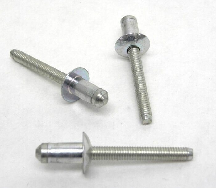 Hemlok Blind Structural Rivet, Domed Head, 1/4" Dia x 3/16" Grip