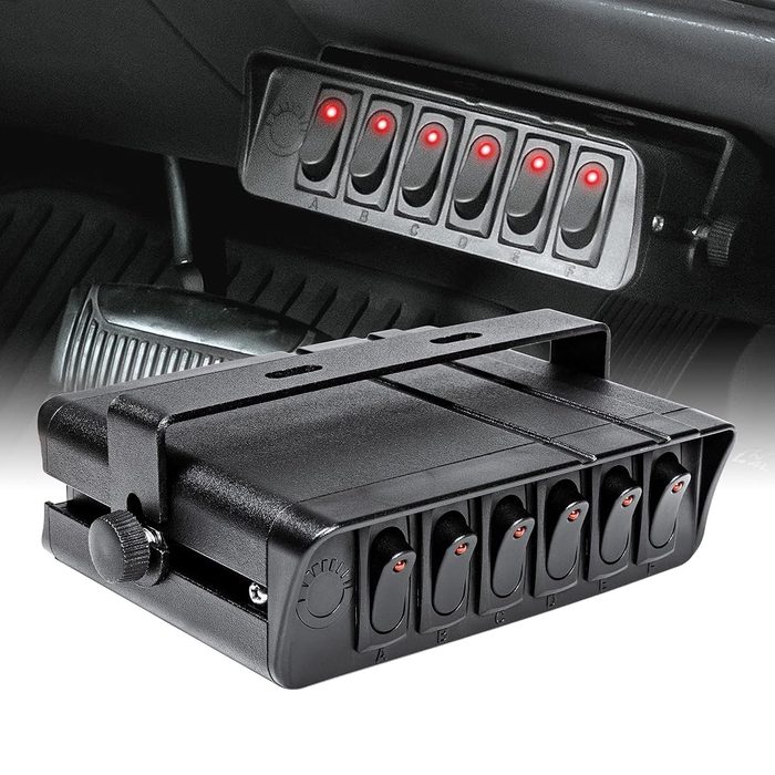 Rocker Toggle Switch Kit 12V DC SPST