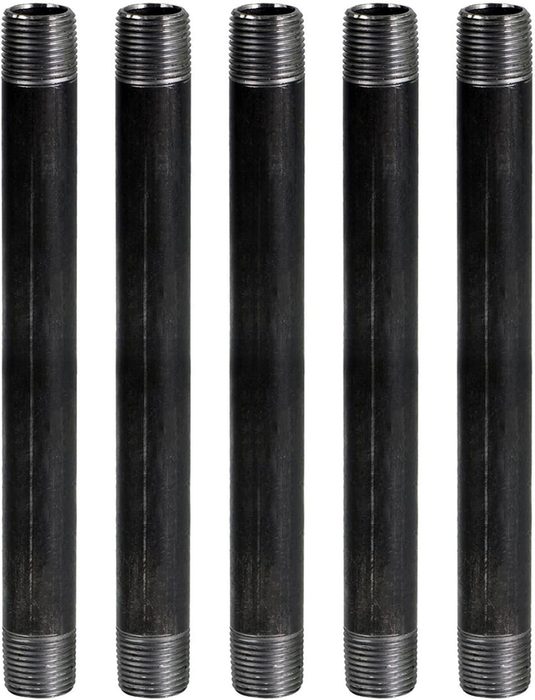 3/8 x 18 Inch Black Steel Pipe