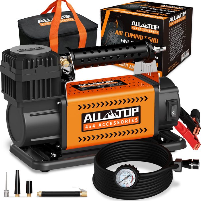 Heavy Duty Portable 12V Air Compressor Kit