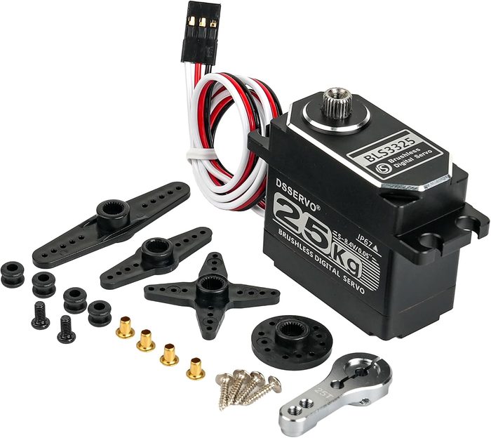 25KG Brushless Servo, IP67 Waterproof