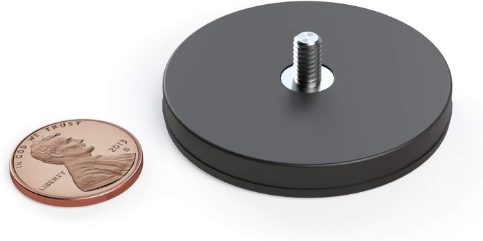 Neodymium Magnet with 8-32 Male Thread