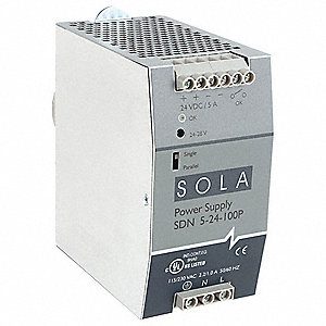 DC Power Supply, DIN Rail, 120 W
