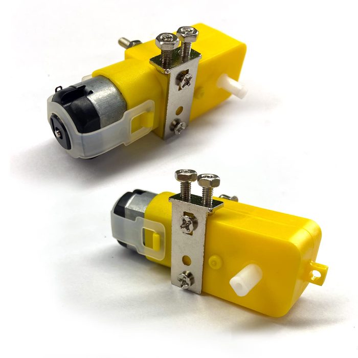 Double Shaft DC Gear Motor, 3V-12V, 1:48 Ratio
