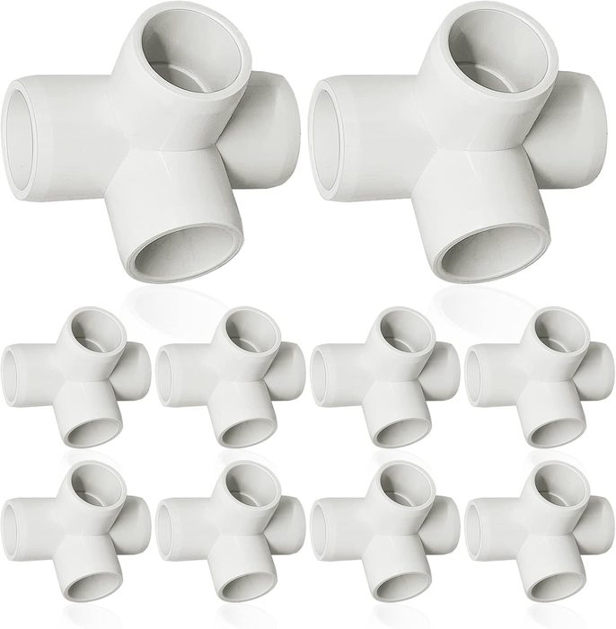 4-Way PVC Elbow Fittings