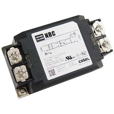 Single Phase EMC/EMI Line Filter, 16A 250V Single Stage Terminal Block
