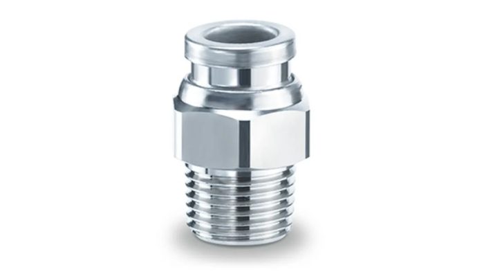 Push-to-Connect Tube Fitting - 4 mm Compatible Tube Outer Diameter