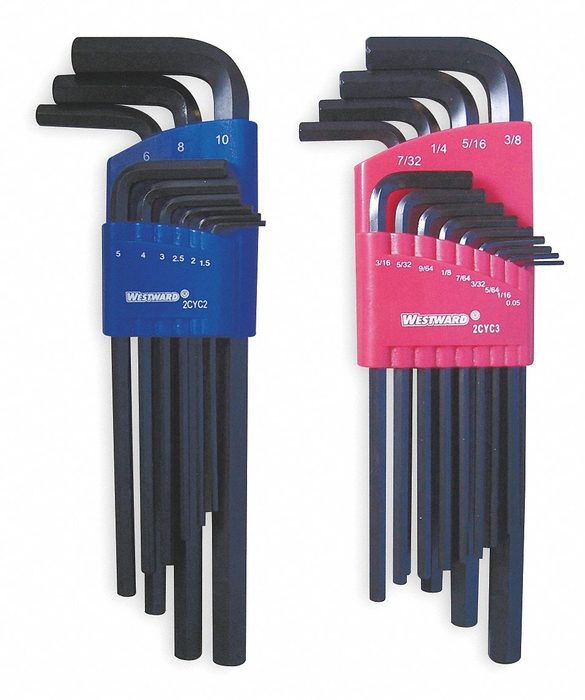 16 or More Pieces L Hex Key Set