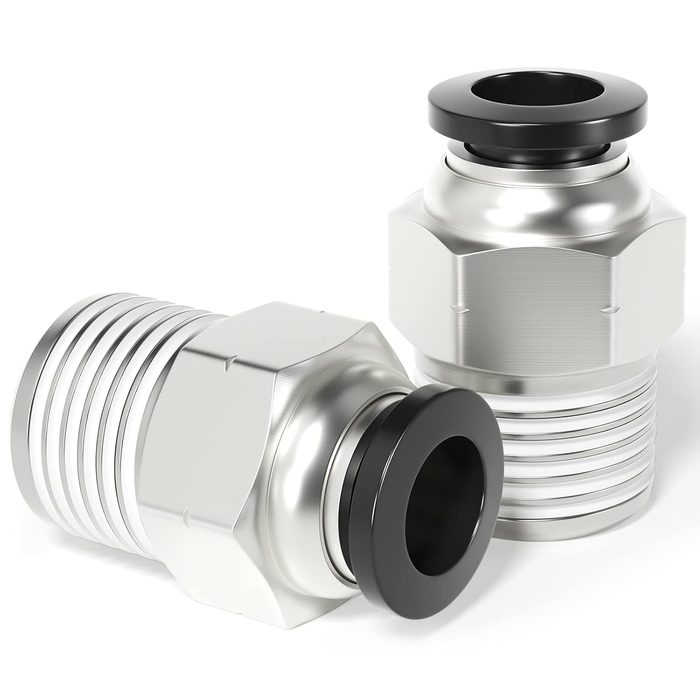 1/4 Inch Tube OD x 1/4 Inch Straight Push to Connect Fitting