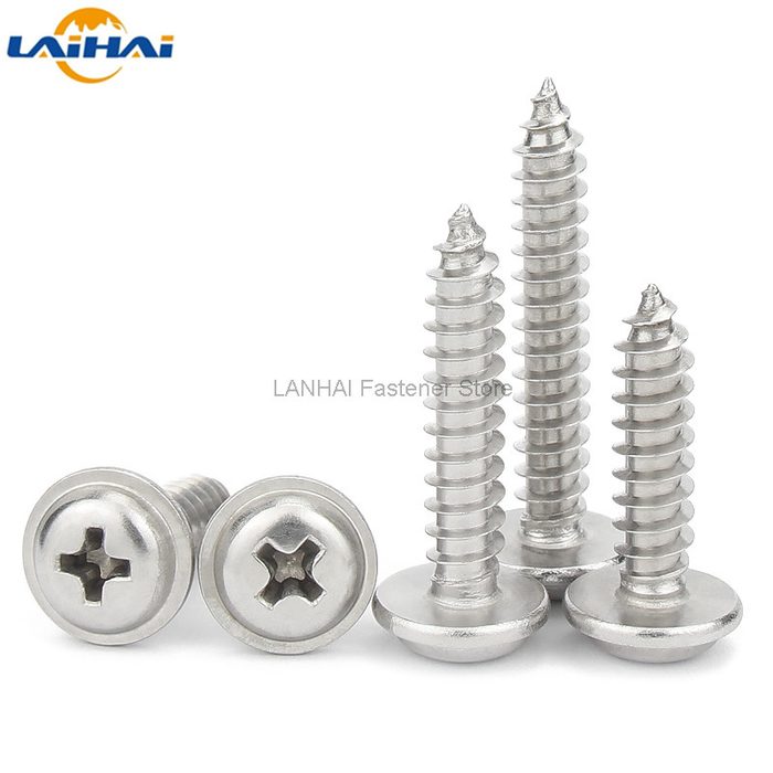 Pan Head Self Tapping Screws DIN968 304 Stainless Steel
