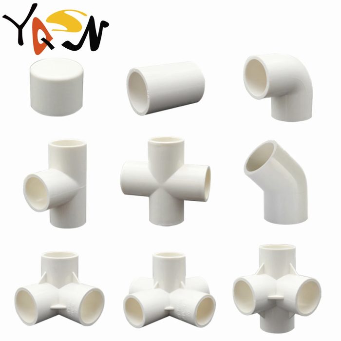20/25/32/40mm White PVC Pipe Fitting Set