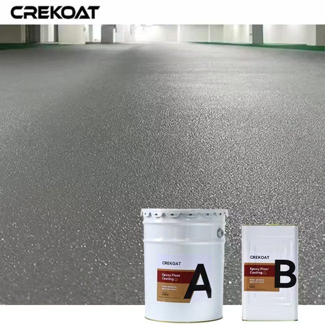 Silver Gray Epoxy Flat Anti-Slip Paint