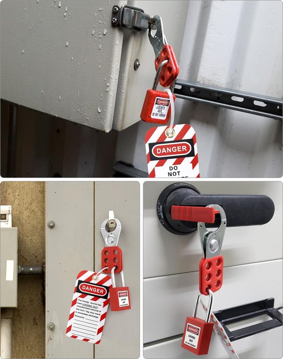 38mm Safety Padlock with Black Dust-proof Cover
