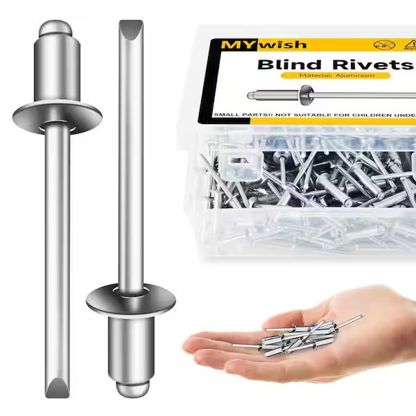 Aluminum Blind Pop Rivets with Steel, 1/4 in. x 3/4 in.