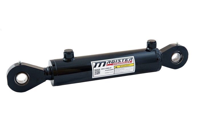 Welded Hydraulic Cylinder, 2.5 in Bore, 12 in Stroke