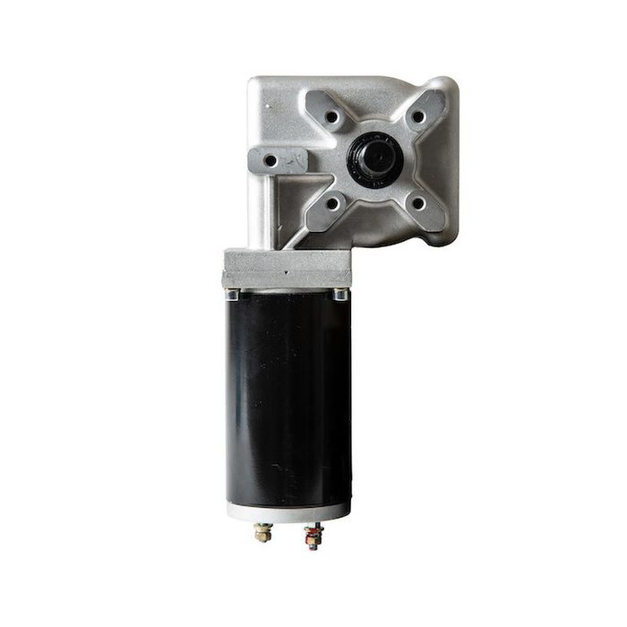 Right Angle Gear Motor, 12V, 0.8 hp, 90:1 Gear Ratio