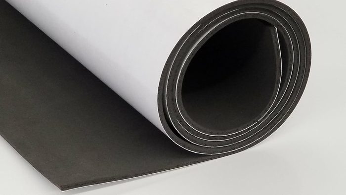 Sponge Neoprene Foam Rubber Sheets and Strips with Adhesive Backing, Soft/Medium Hardness