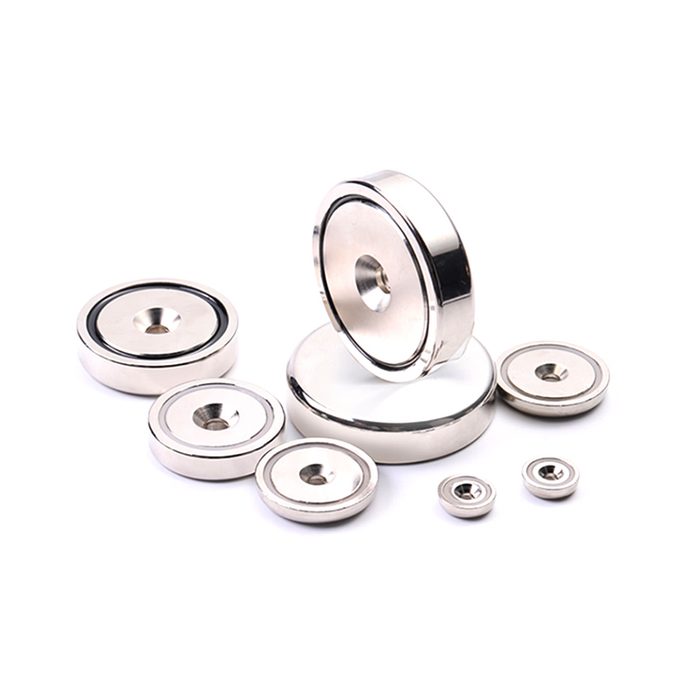 Magnetic Mounting Pot Magnet with Steel Cover