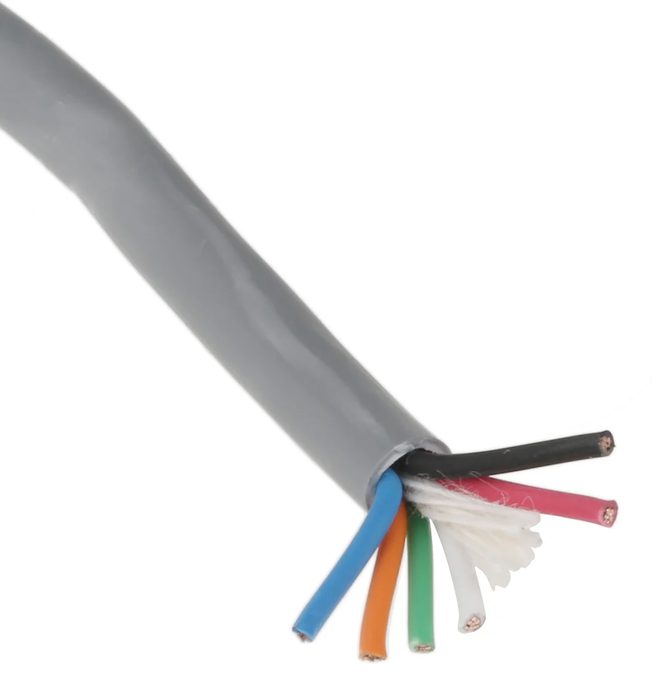 22 AWG 6-Core Multicore Unscreened Alarm Cable