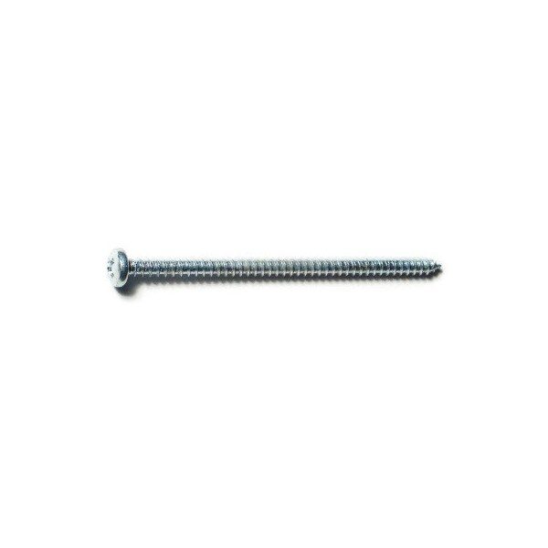 Sheet Metal Screw, #6 x 2-1/2 in, Pan Head
