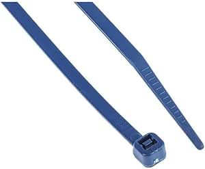 Metal Detectable Cable Tie, Blue Nylon 6.6, 14.400" x 0.190"