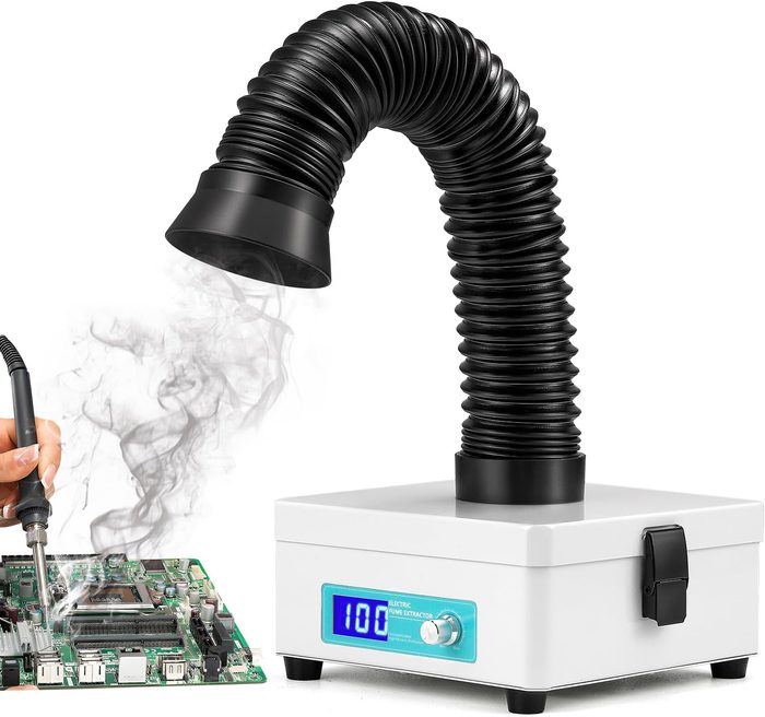 Solder Fume Extractor for Laser Cutter