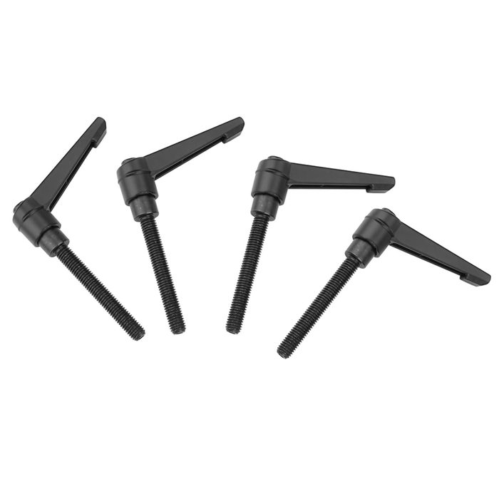 Adjustable Clamping Lever Handle, M5 Stainless Steel Male Thread Handle Machine Knobs
