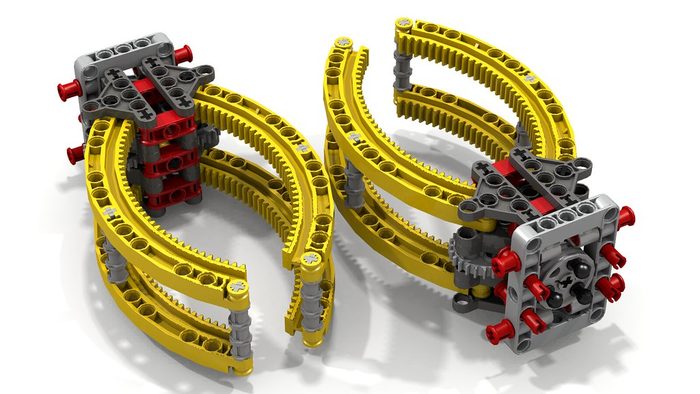 Technic Gear Rack 1/4 Circle