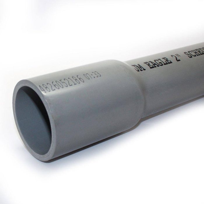 Schedule 80 PVC Plain End Pipe