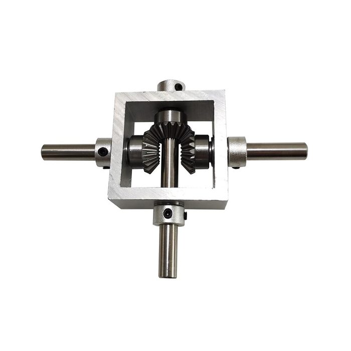 90 Degree Right Angle Drive Reversing Bevel Gear Box Aluminum Frame Corner Gear