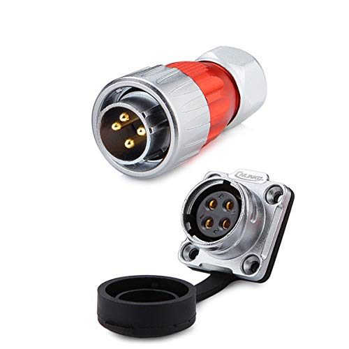 4 Pin Power Circular Connector Male Socket Outdoor