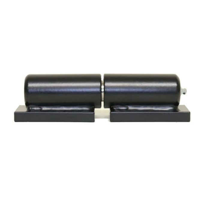 Welded on Barrel Gate Hinges, Powder Coated Finish