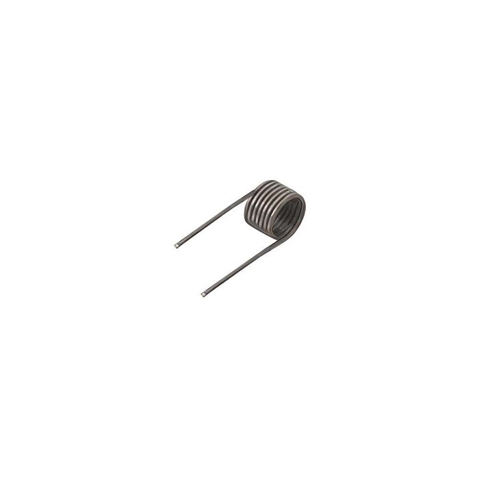 Torsion Spring, 360° Deflection Angle, 0.508" OD, 0.04" Wire Dia, 10-1/2 Coils