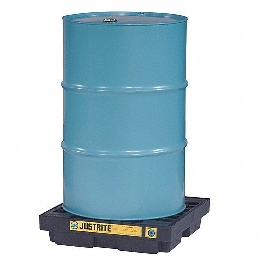 Justrite Spill Containment Indoor/Outdoor Drum Caddy