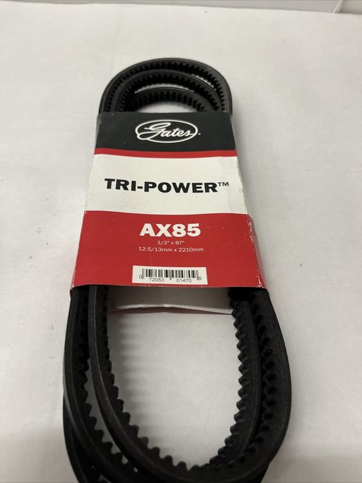 Tri-Power® V-Belt - AX Section, 1 Band, 87.00 in Outside Length, Cogged