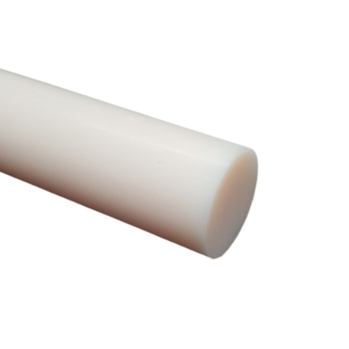 Natural Cast Nylon Rod, 50mm x 1000mm, PA6