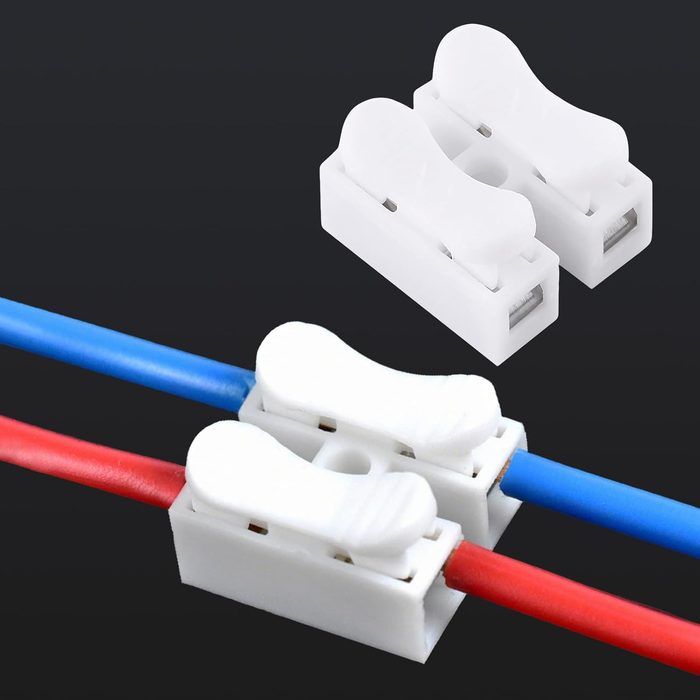 2 Pin Quick Wire Push-in Connector