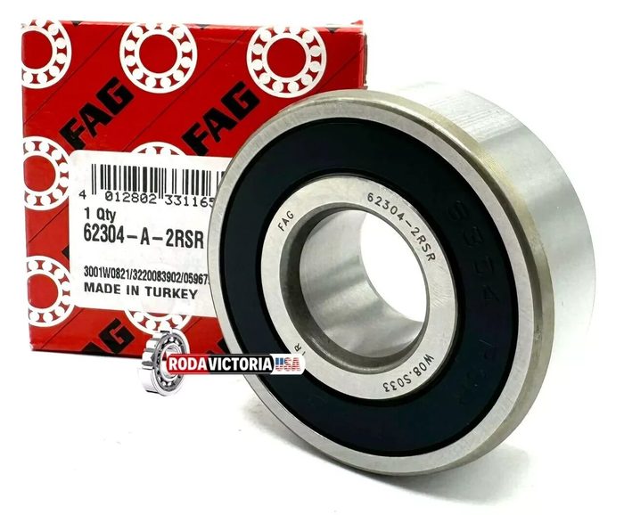 Deep Groove Ball Bearing 20 mm ID x 52 mm OD x 21 mm Width