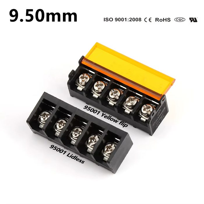 5 Pin 9.5mm Barrier 300V 3A Terminal Block Strip