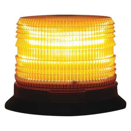 6.5 Inch by 5 Inch Amber LED Beacon Light
