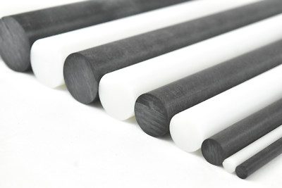 Delrin Acetal Copolymer Rod, White
