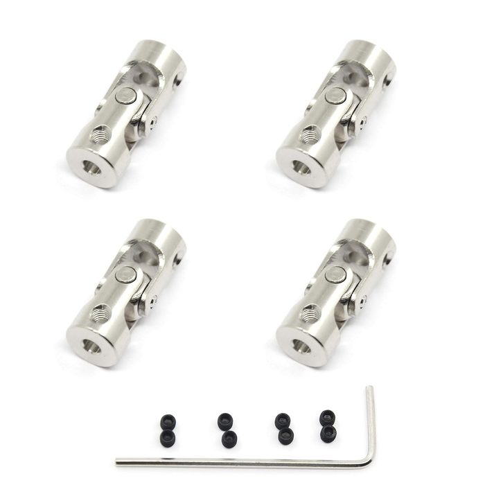 3mm Shaft Coupling Motor Connector Universal-Joint with Screws
