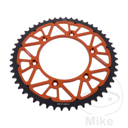 TwinStar Orange 52-Tooth Sprocket