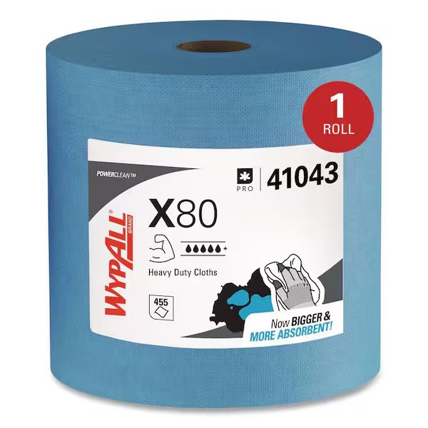 HydroKnit Shop Towel Critical Clean Wiping Cloths X80 Dry