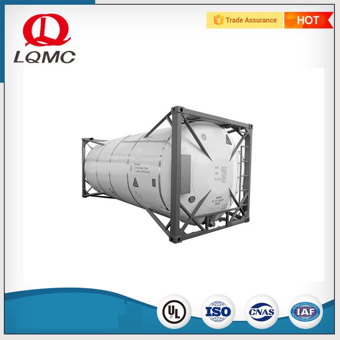 Double Layer ISO Tank Containers 20FT for Oil Diesel Fuel