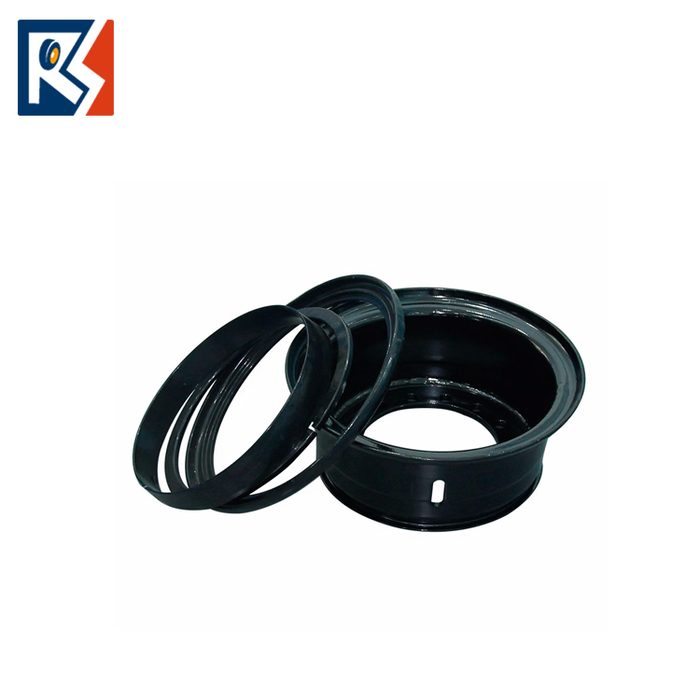 Three Pieces Industrial Steel Forklift Wheel Rims 4.00E-9