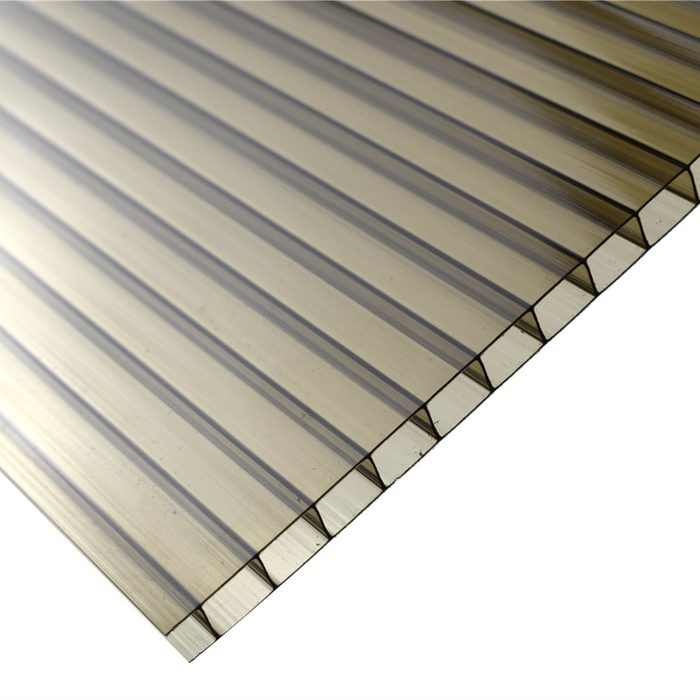 Twin-Wall Polycarbonate Sheet, UV-Protected
