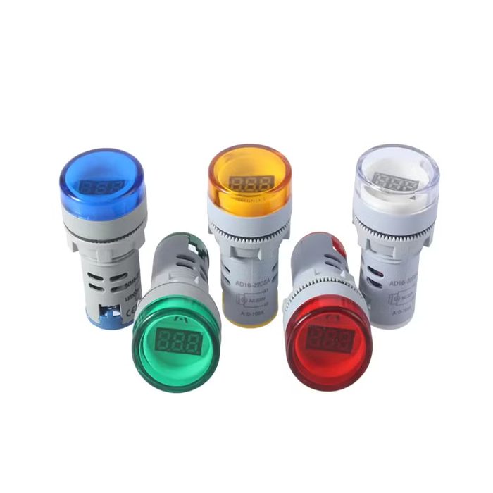 Green Red LED Light Panel Voltage Indication Display Auto Digital Indicator Lamp