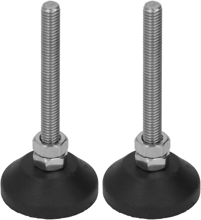 Swivel Leveling Mount Adjustable Nylon Rubber Base Leveling Pads